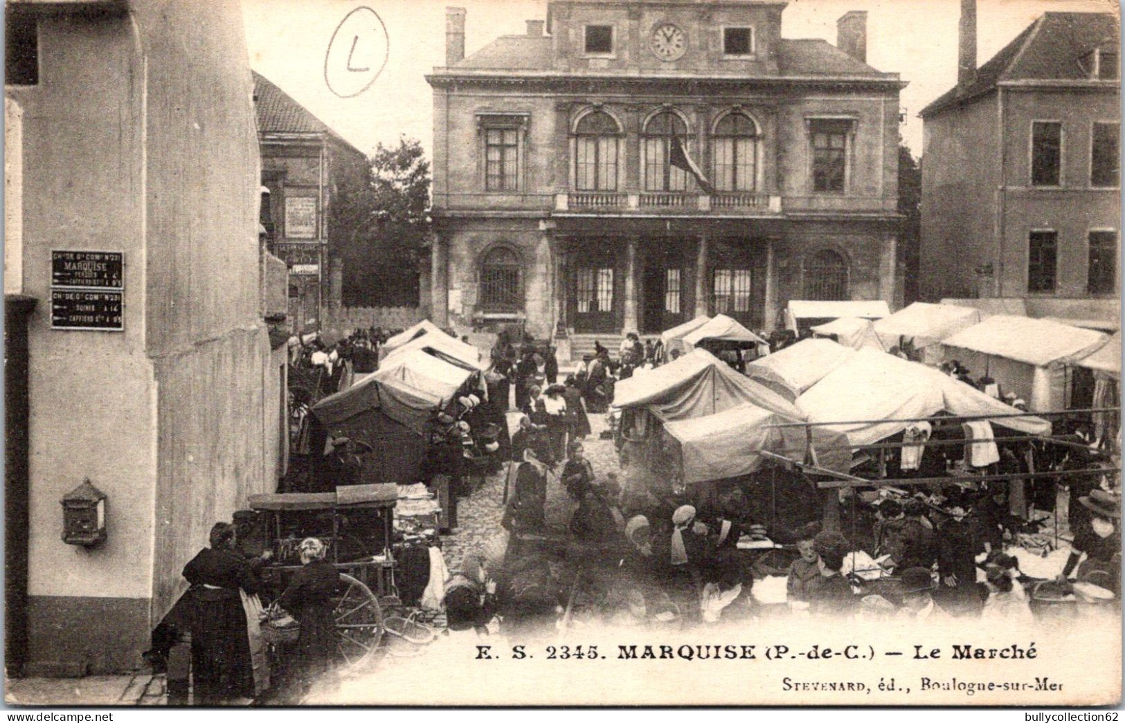 CPA - SELECTION  -  MARQUISE  -  Le Marché - Marquise