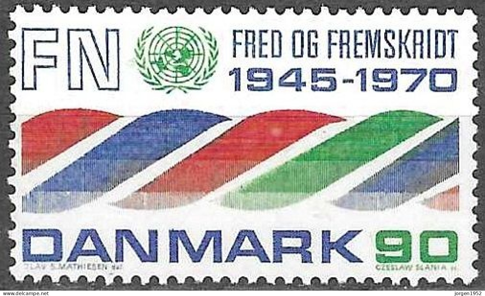 DENMARK # FROM 1970 STAMPWORLD 508** - Nuevos