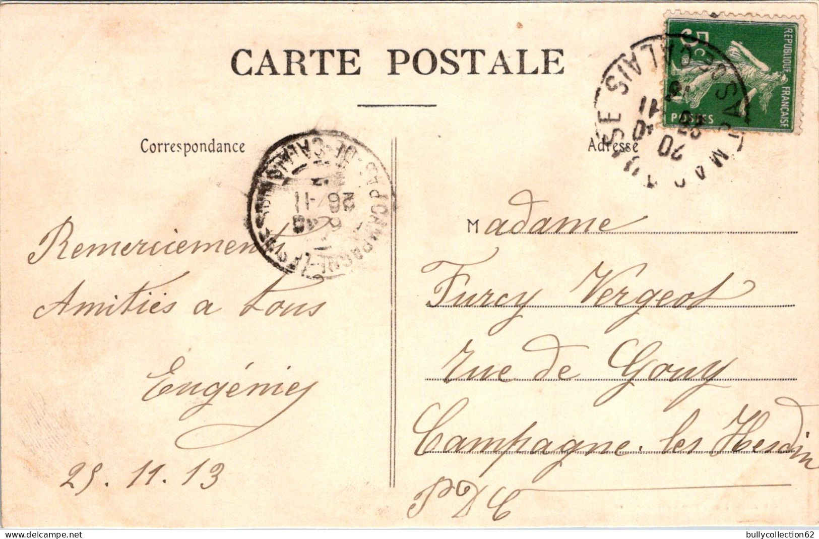 CPA - SELECTION  -  MARQUISE  -   Le Marché Aux Veaux (carte Recoller) - Marquise