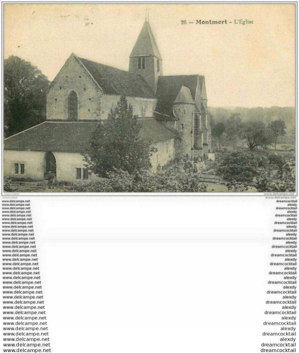 51 MONTMORT. L'Eglise 1915 - Montmort Lucy