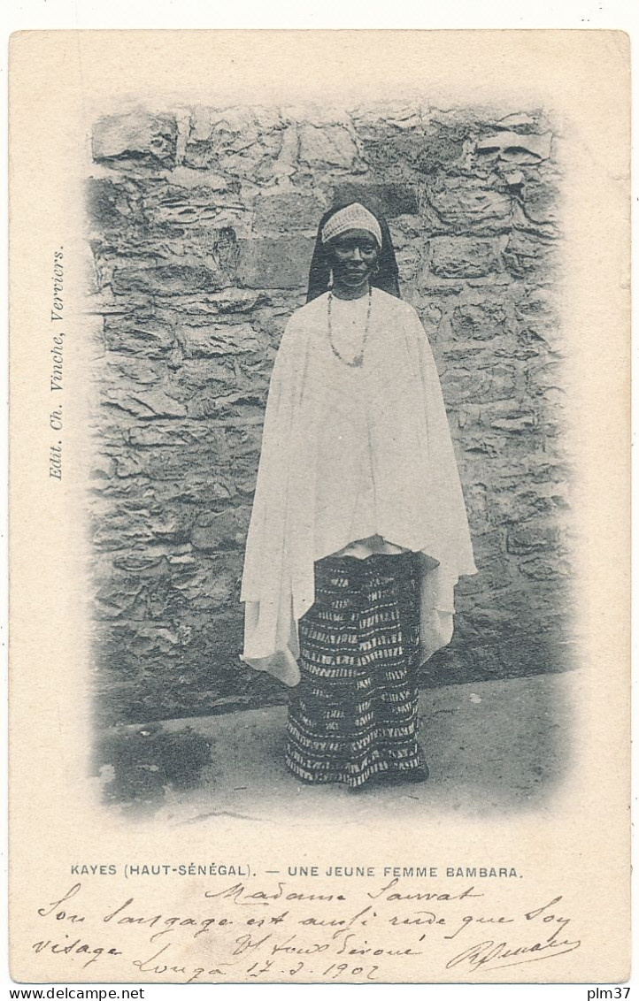 MALI, KAYES - Jeune Femme Bambara - Mali