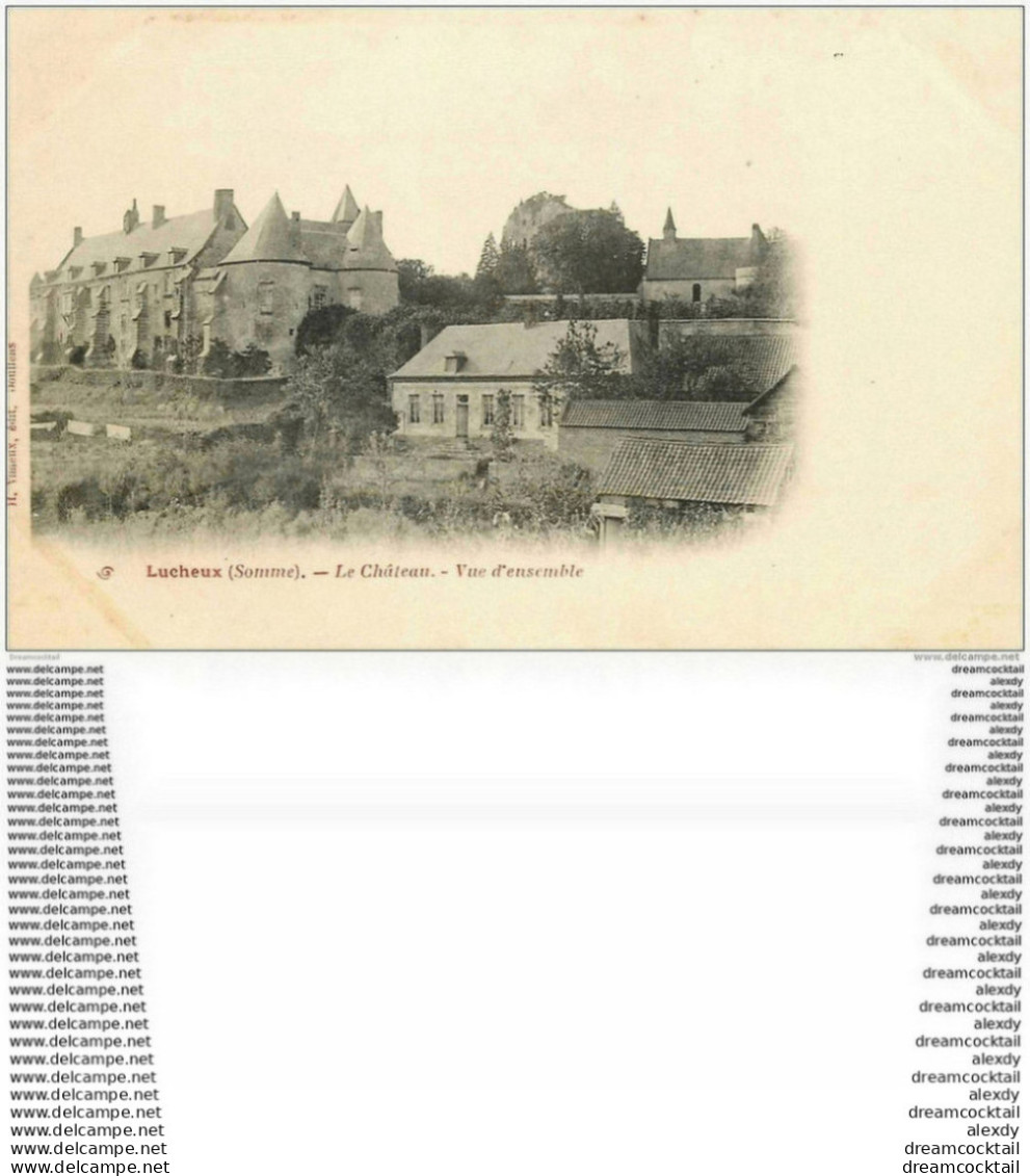 80 LUCHEUX. Le Château - Lucheux