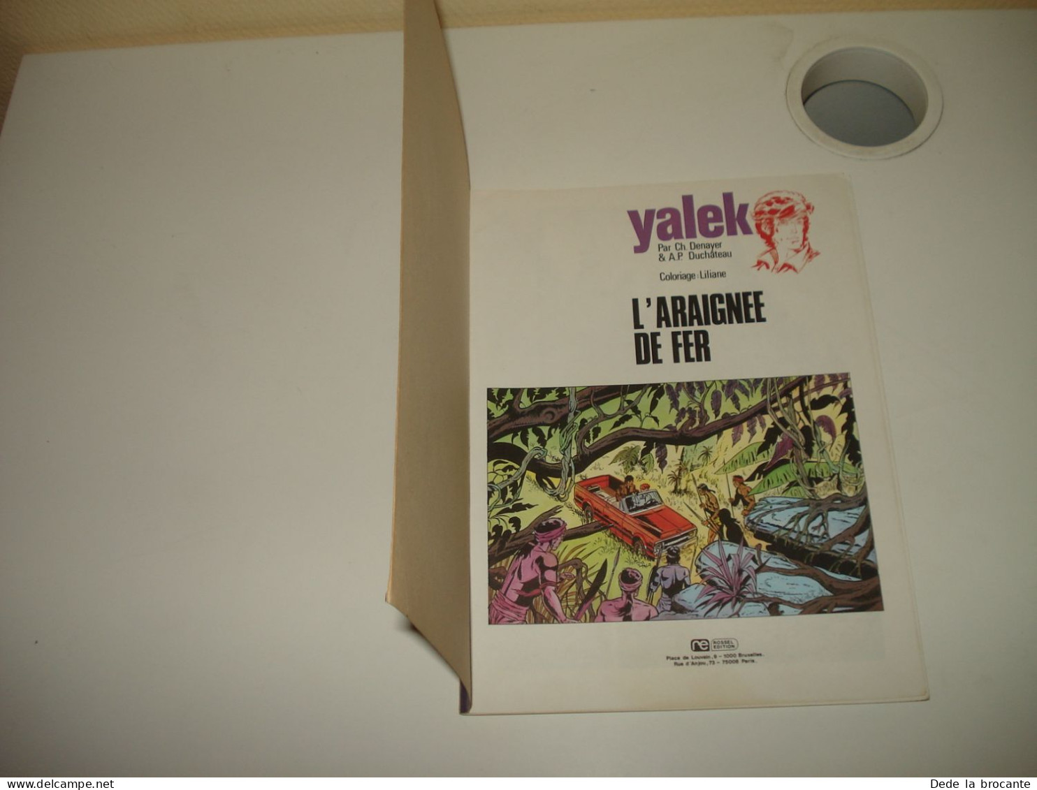 C53 / Yalek 2 " L'araignée De Fer " -  Réédition Couleur De 1974 - TBE - Yalek