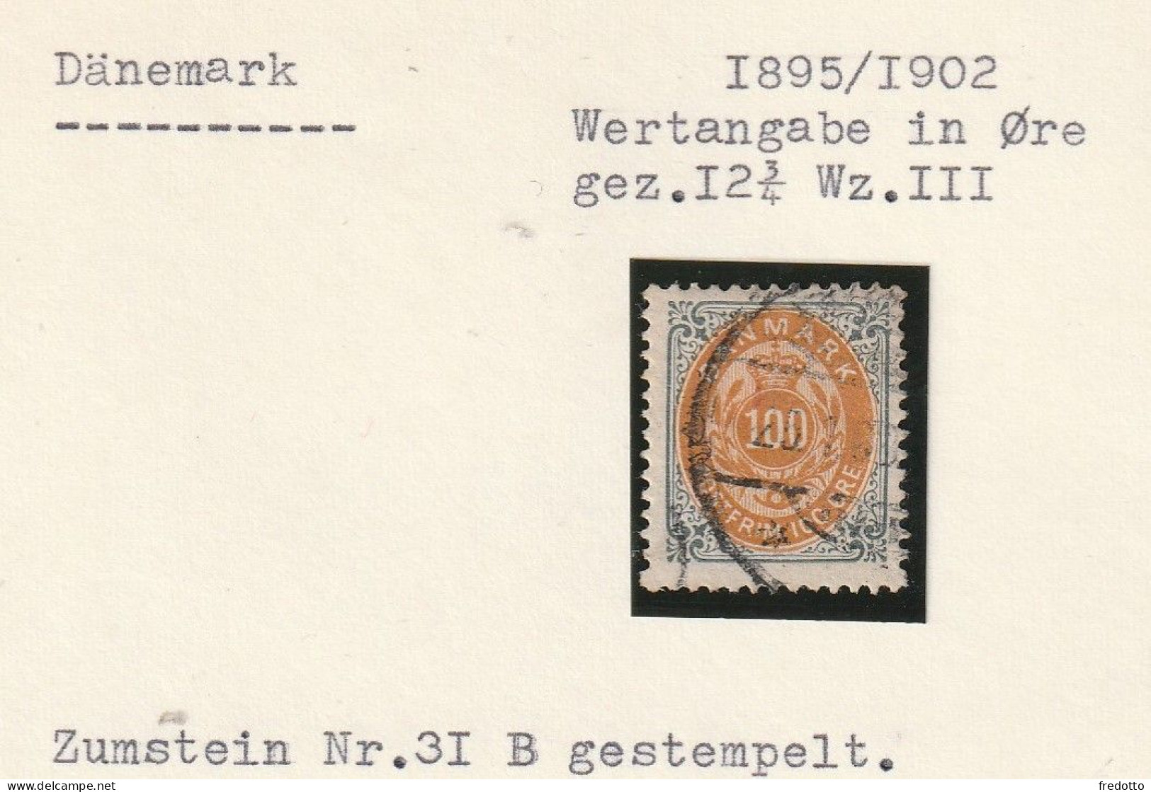 Dänemark  -Briefmarke Gestempelt - Gebraucht