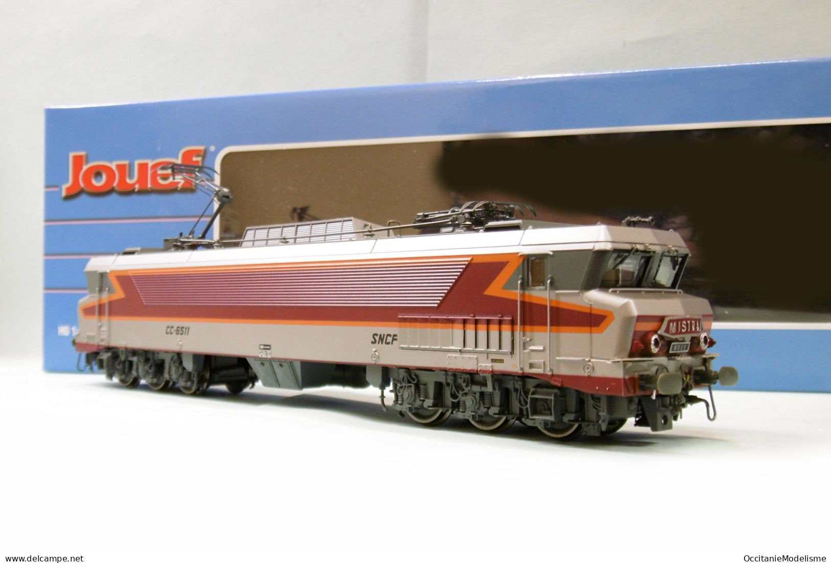 Jouef - Locomotive ELECTRIQUE CC 6511 6500 SNCF Mistral ép. IV Réf. HJ2428 Neuf HO 1/87 - Loks