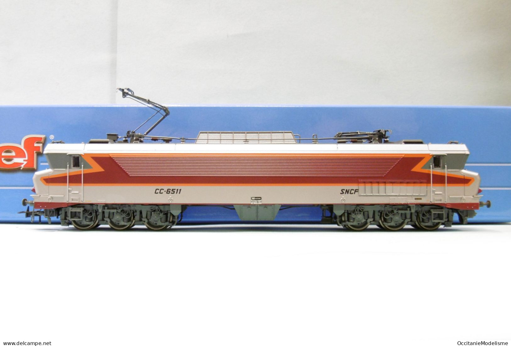 Jouef - Locomotive ELECTRIQUE CC 6511 6500 SNCF Mistral ép. IV Réf. HJ2428 Neuf HO 1/87 - Locomotives