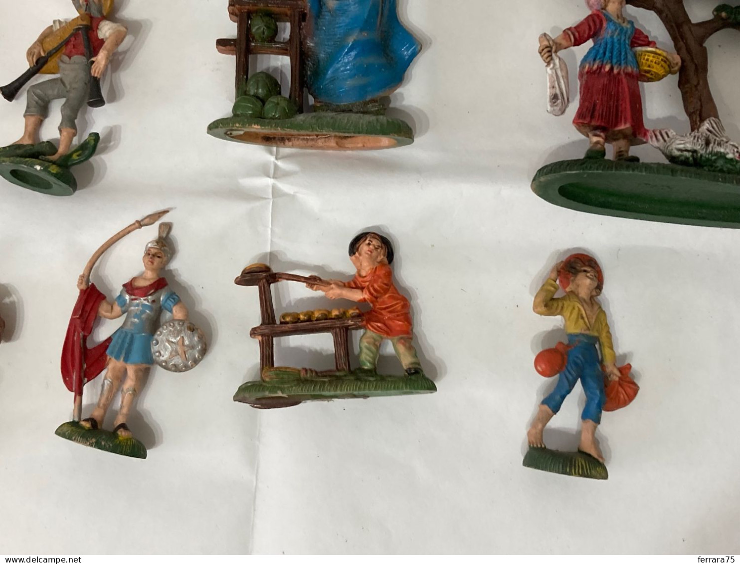 LOTTO N.17 STATUINE PRESEPE NATALE VARIE IN RESINA. - Other & Unclassified