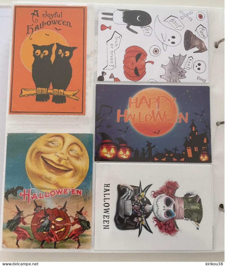 10 Cartes Postales Monde Thème Halloween - Halloween