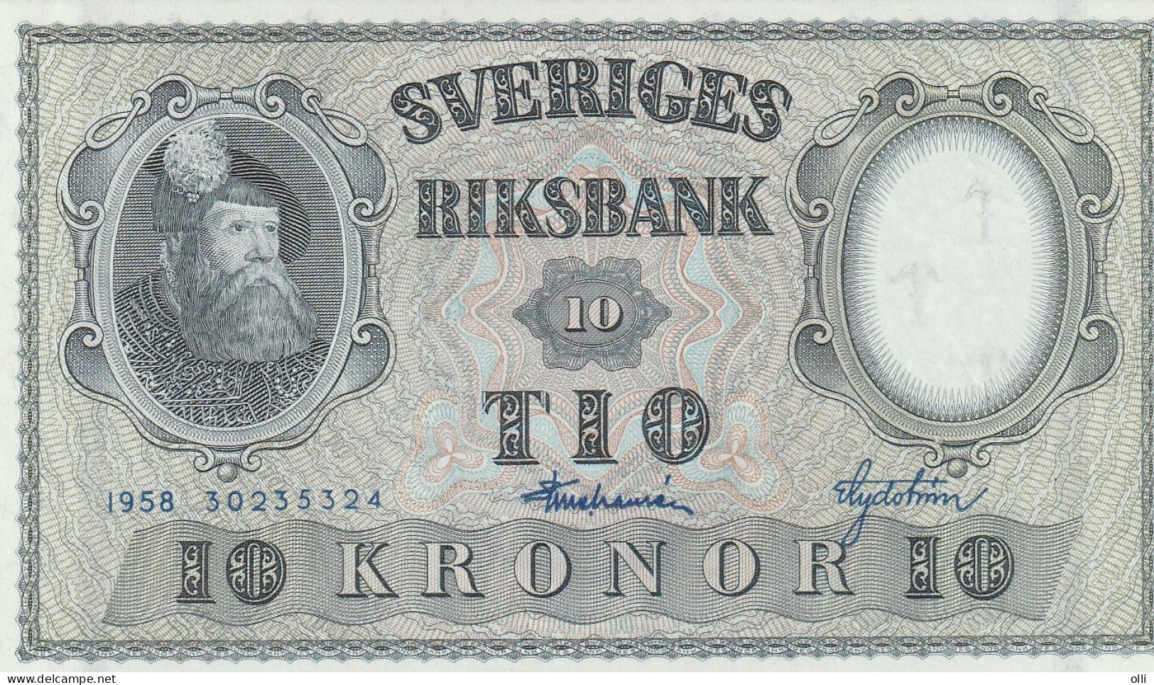 SWEDEN 10 Kronor, 1958,  P-43  UNC - Sweden