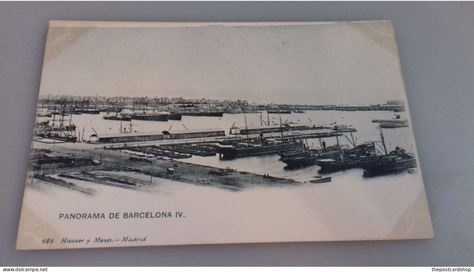 BARCELONA Cataluña PANORAMA DE BARCELONA IV.  Précurseur. Beau Plan . Non Ecrite  UNUSED - Barcelona