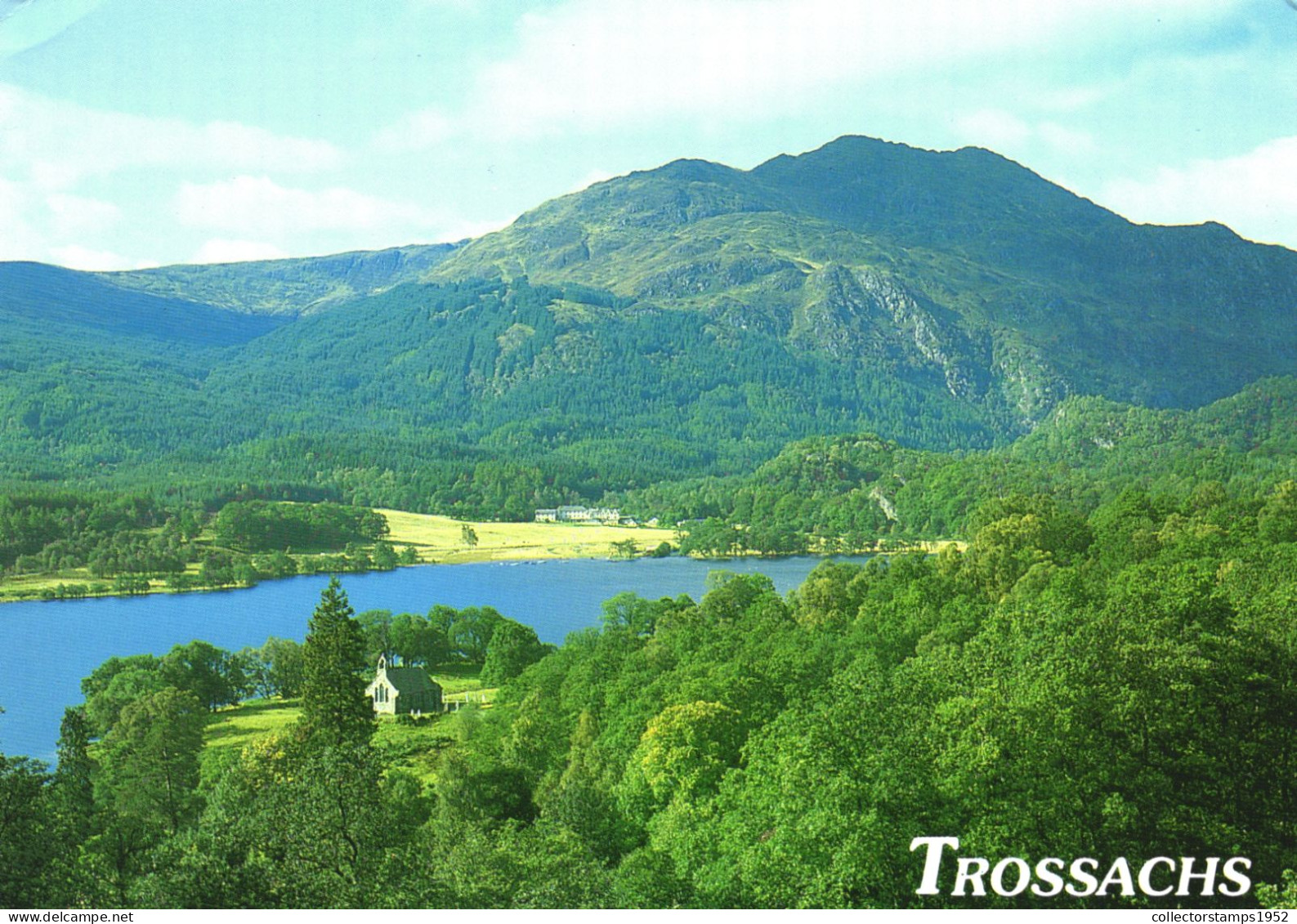 LOCH ACHRAY, TROSSACHS, LAKE, CHURCH, ARCHITECTURE, SCOTLAND, UNITED KINGDOM - Stirlingshire