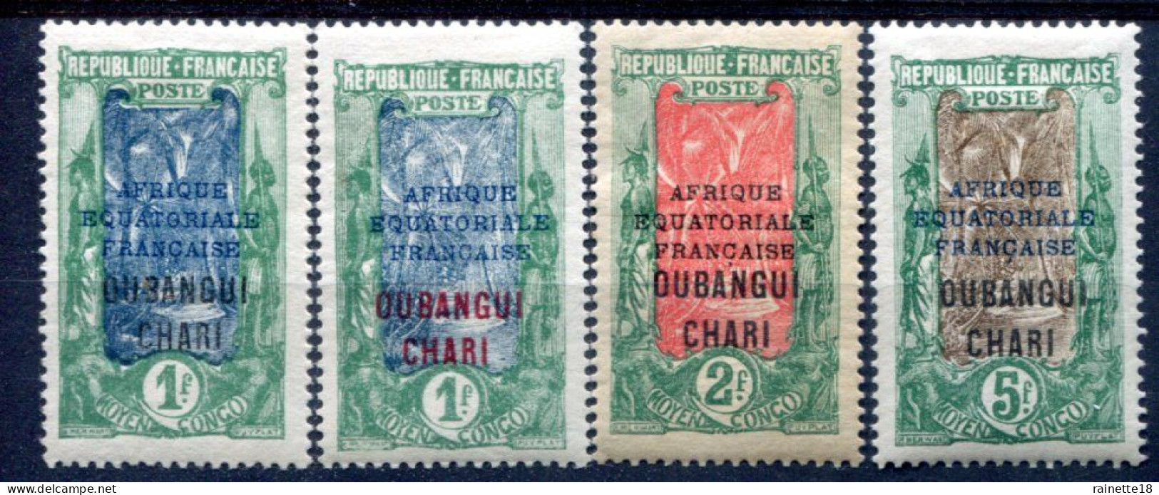 Oubangui     59/62 * - Unused Stamps