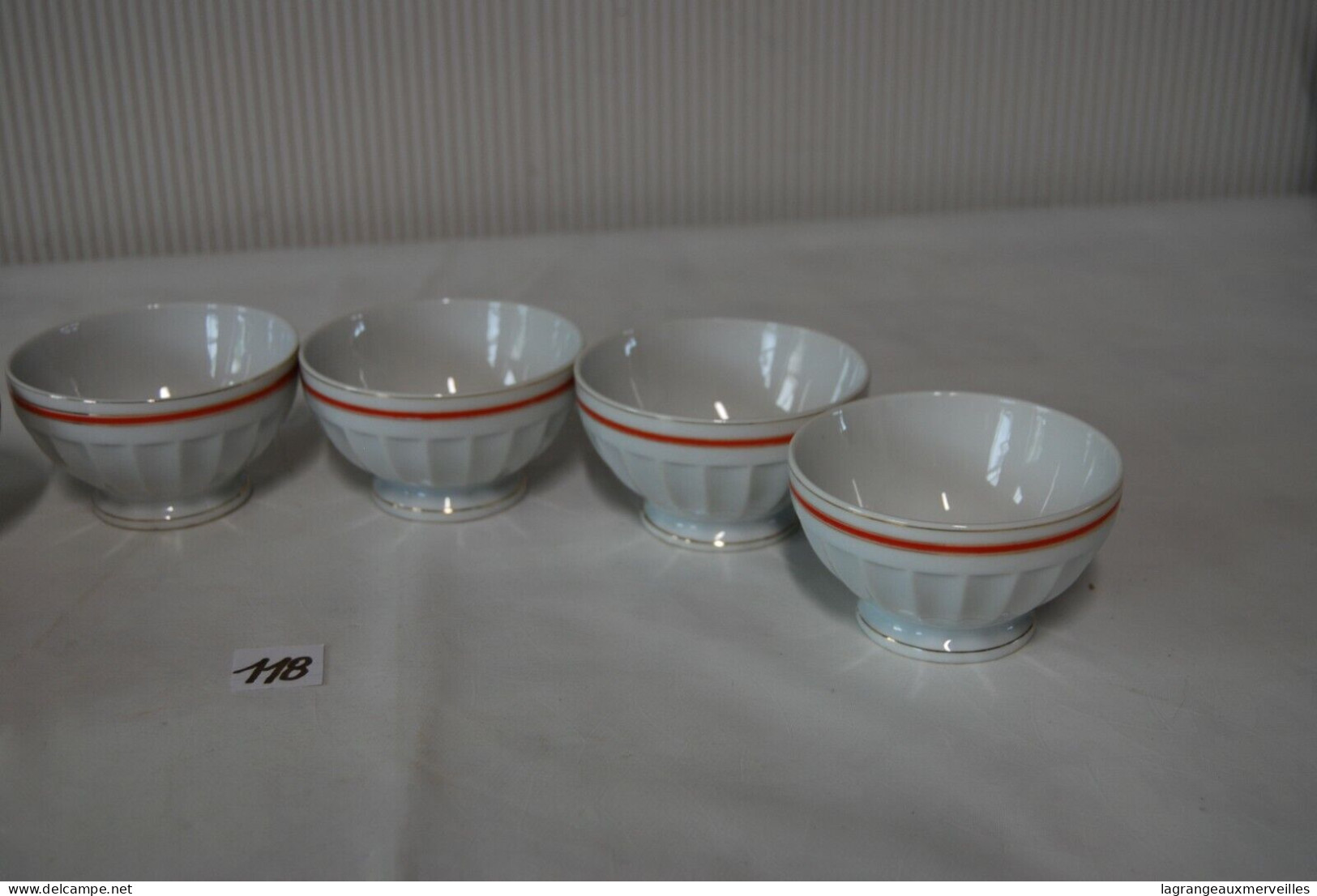 C118 Ensemble De 6 Tasses Art Deco - Vintage Bols - Andere & Zonder Classificatie