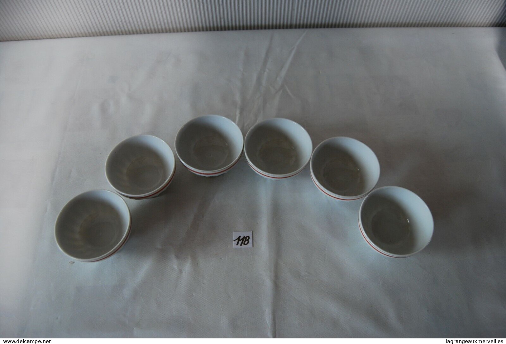 C118 Ensemble De 6 Tasses Art Deco - Vintage Bols - Andere & Zonder Classificatie