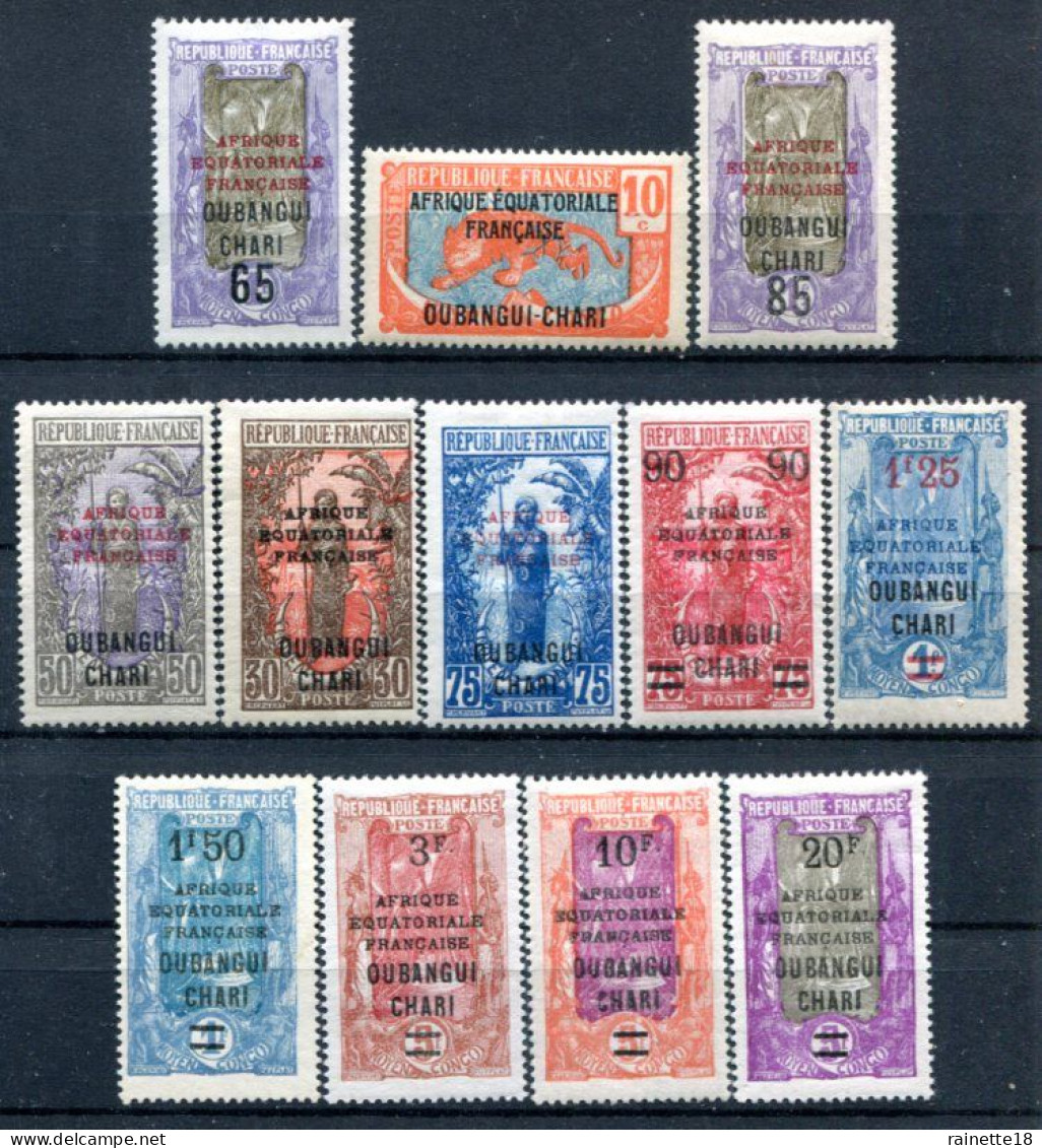 Oubangui     63/74 * - Unused Stamps