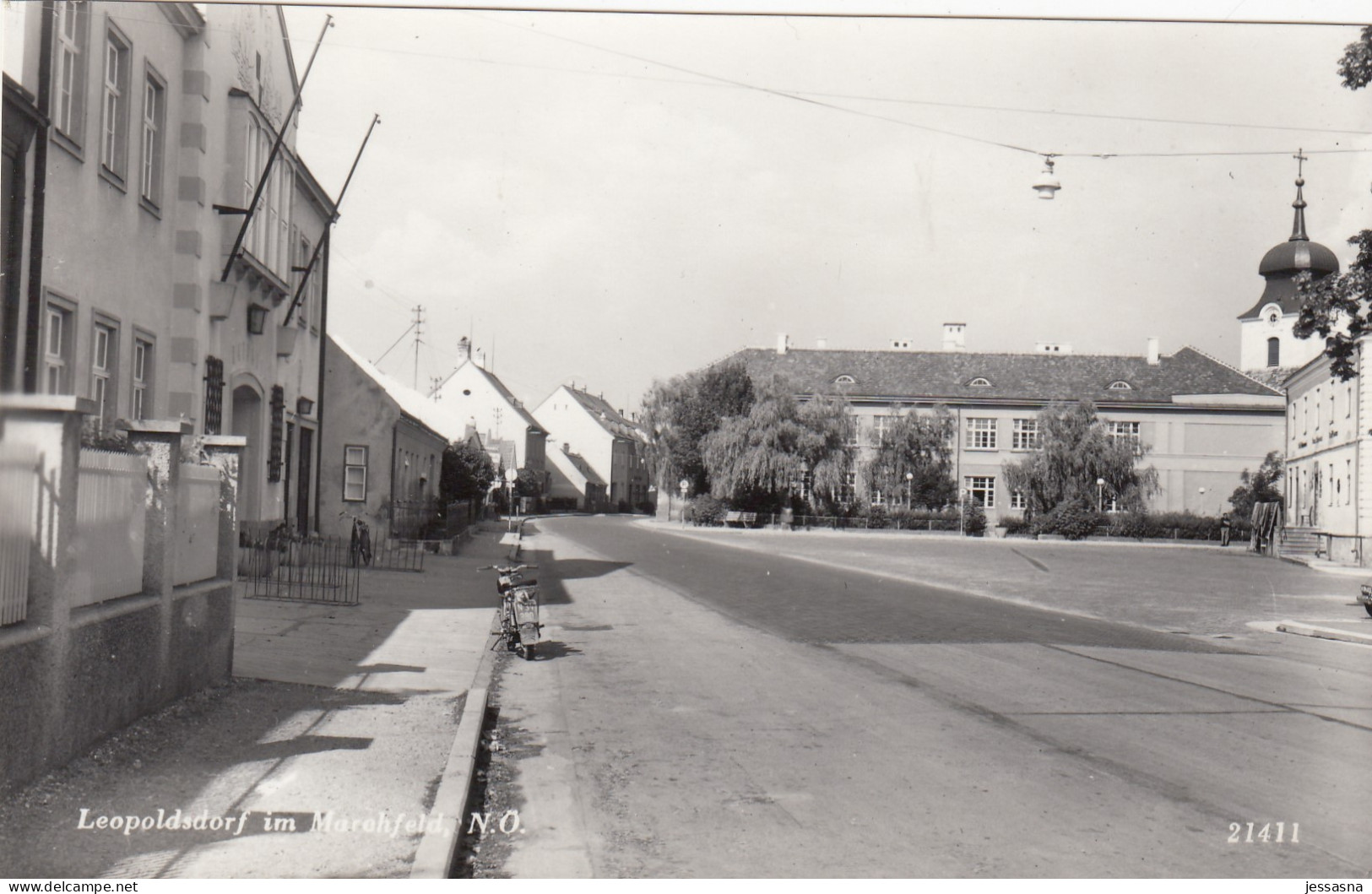 AK - NÖ - Leopoldsdorf Im Marchfeld - 1955 - Ortsansicht - Gänserndorf