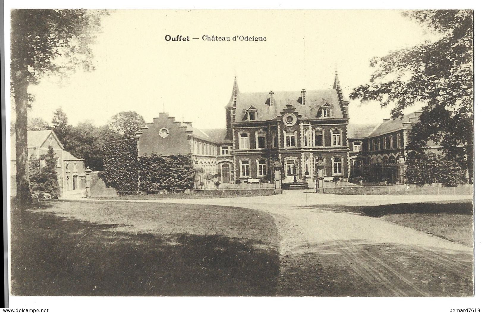 Belgique  -  Ouffet  -  Chateau D'odeigne - M  G Carlier D'odeigne Et  Mme Nee Comtesse  De Hooz Corowarem - Ouffet