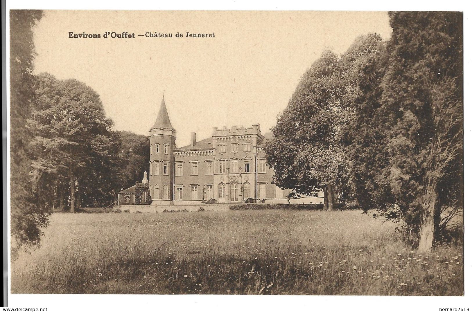 Belgique  -  Ouffet  -  Chateau D'odeigne - Baronne  De Favereau  Nee Fresart - Ouffet