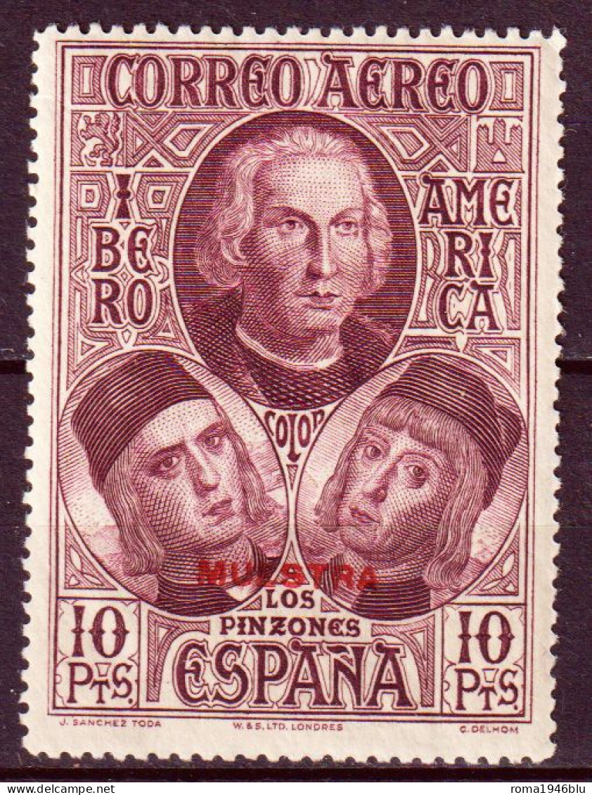 Spagna 1930 Unif.A74 Soprastampato/ovp MUESTRA **/MNH VF/F - Unused Stamps