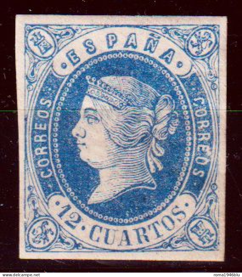 Spagna 1862 Unif.55 */MH VF/F - Nuevos