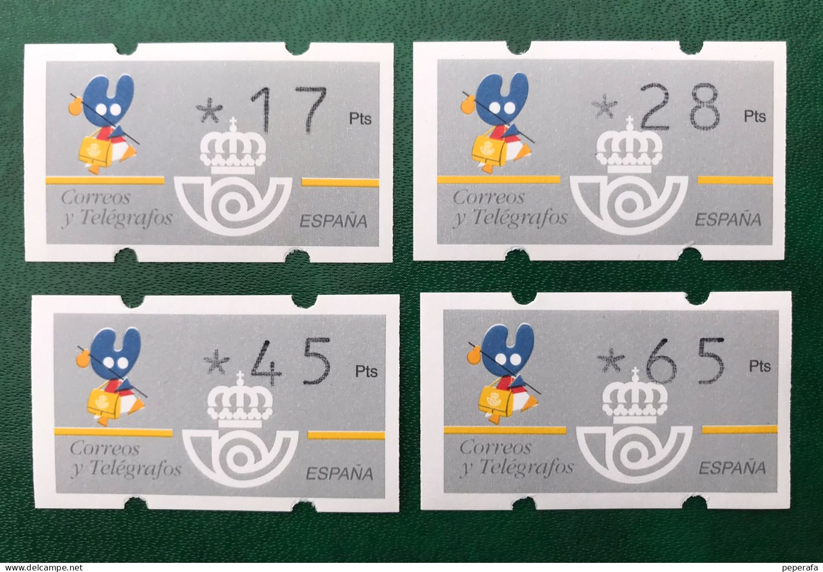 España Spain 1993, Año Santo Xacobe, 3 Digitos Sin Numero, Klussendorf, Serie Larga, Nuevos ** - Machine Labels [ATM]