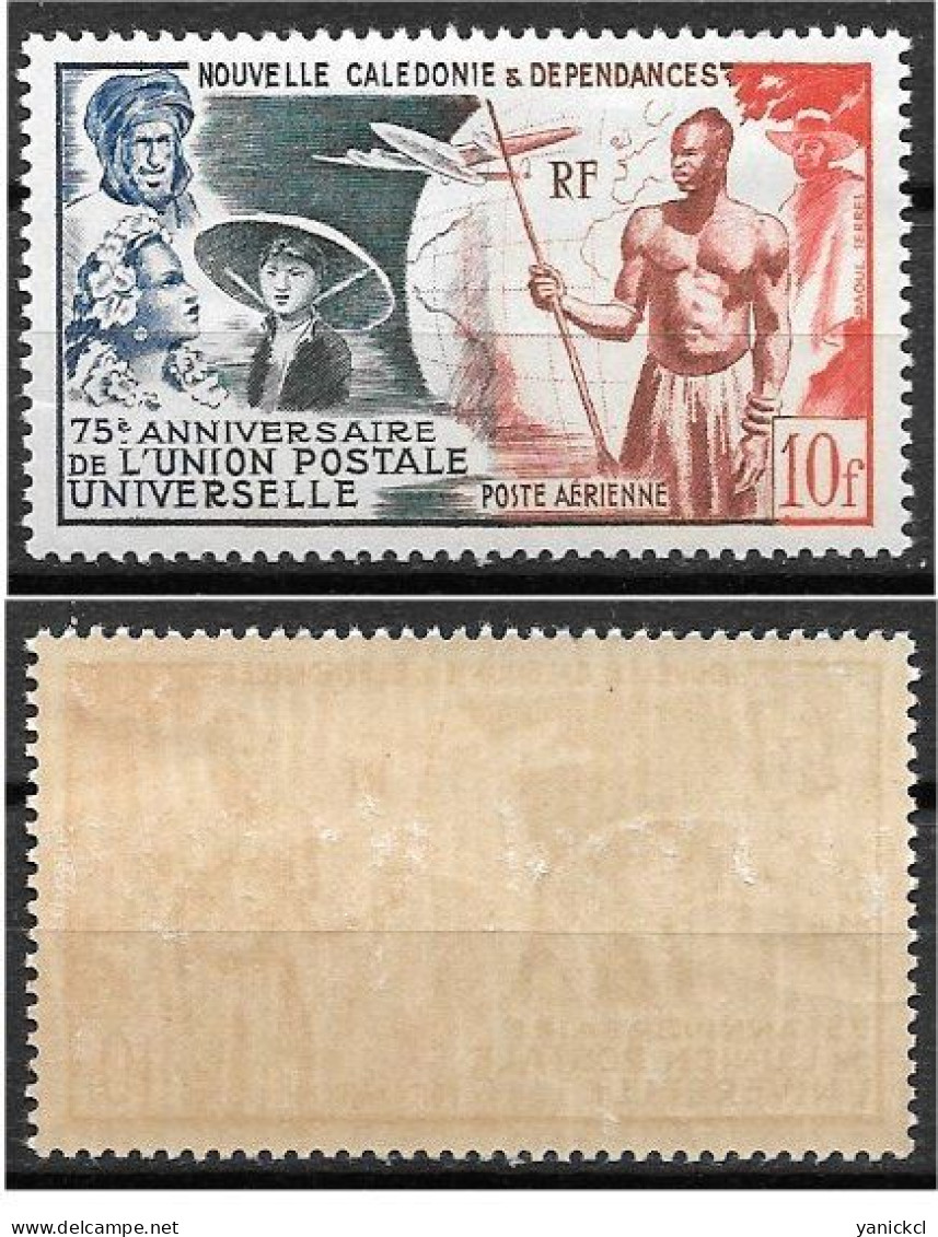 U.P.U. - Nelle Calédonie - 75e Anniversaire De L' U.P.U. - (1 Valeur) - 1949  - Y & T N° PA 64** ( Gomme à Vérifier Sur - Nuevos