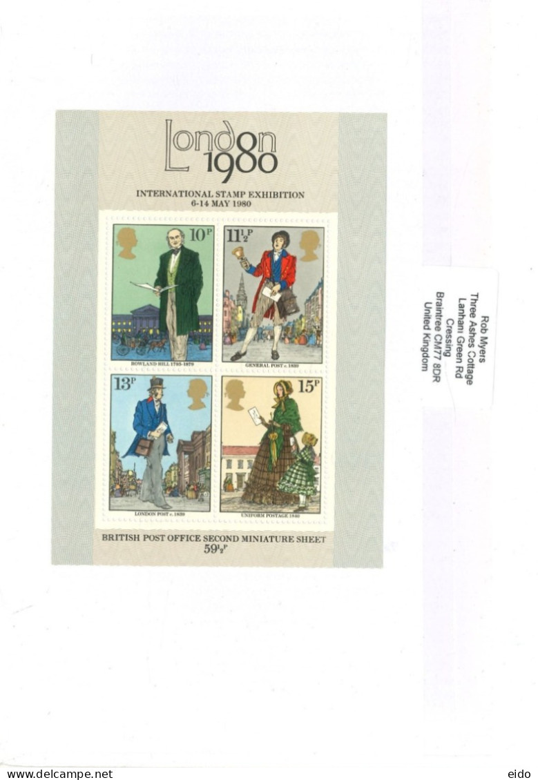 GREAT BRITAIN :2012, STAMPS COVER TO DUBAI. - Brieven En Documenten