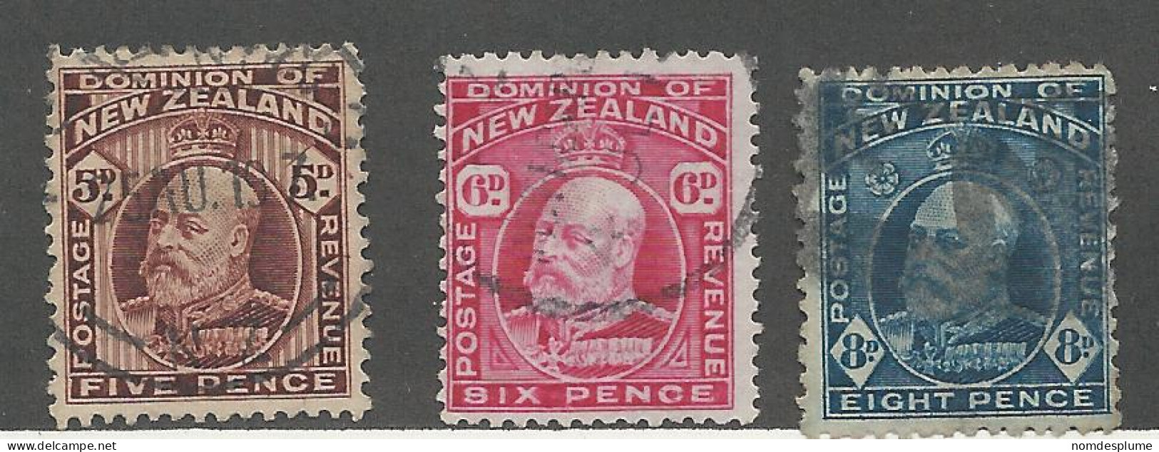 25119) New Zealand 1909 - Used Stamps