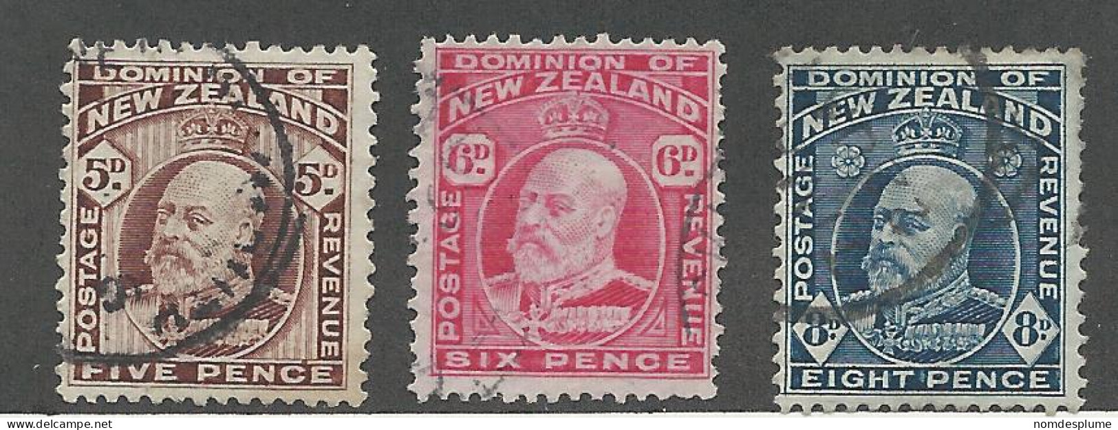 25121) New Zealand 1909 - Usados