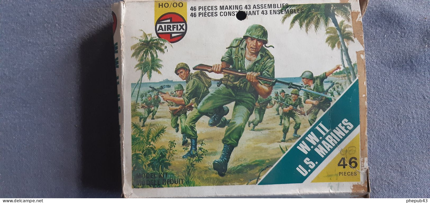 U.S. Marines (46 Pieces) - World War II - Airfix (1:76 - HO/00) 01716-1 - Figuren