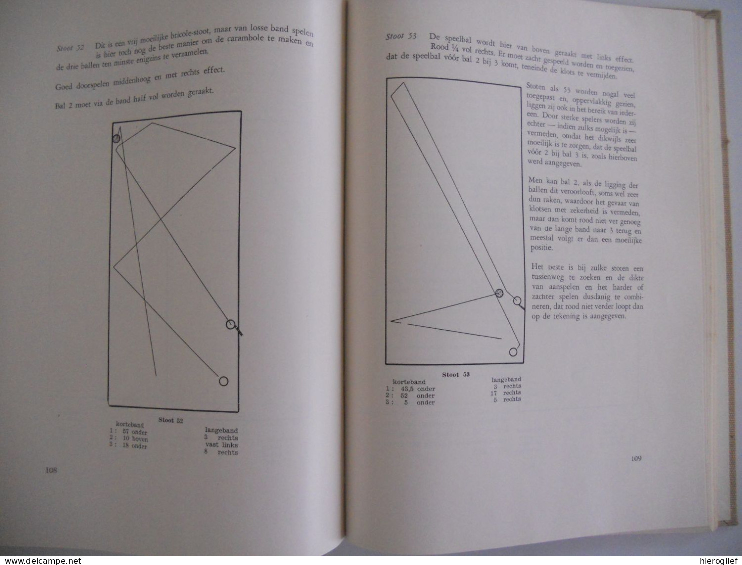 Het biljartspel in praktijk en theorie - 3 delen + atlas - R. Gabriëls & Ir. C. van Haaren / biljart biljarten techniek