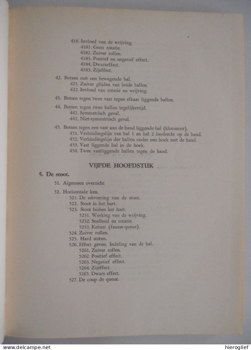 Het biljartspel in praktijk en theorie - 3 delen + atlas - R. Gabriëls & Ir. C. van Haaren / biljart biljarten techniek