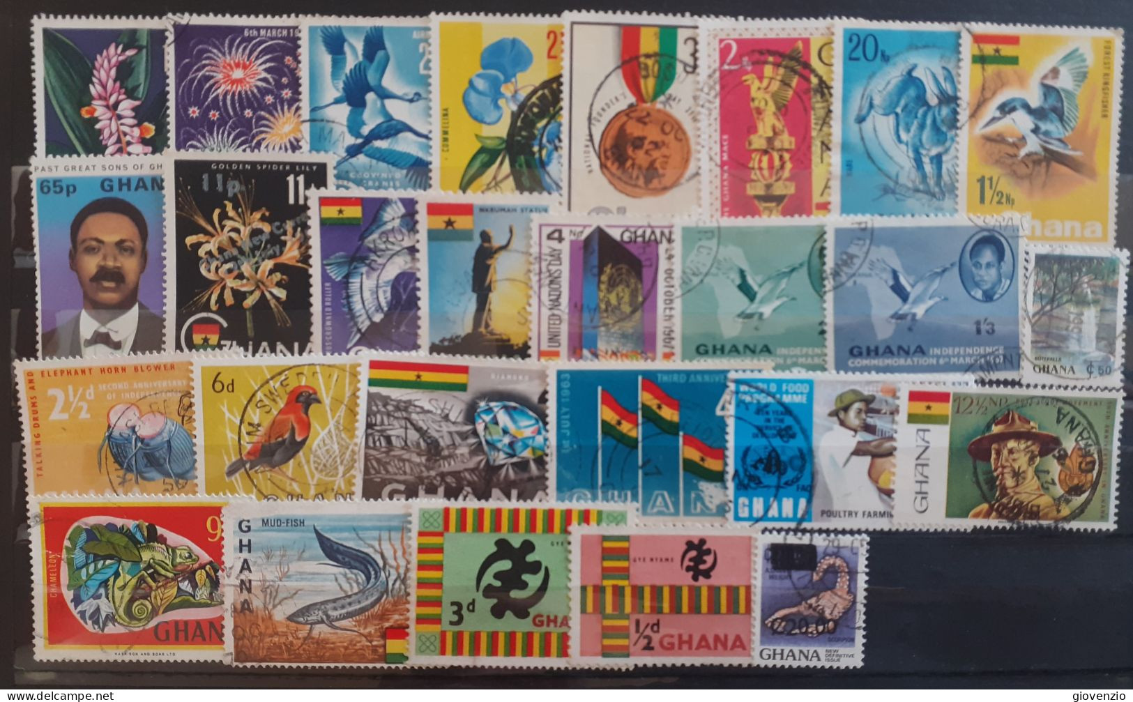 GHANA STAMPS LOT - Ghana (1957-...)