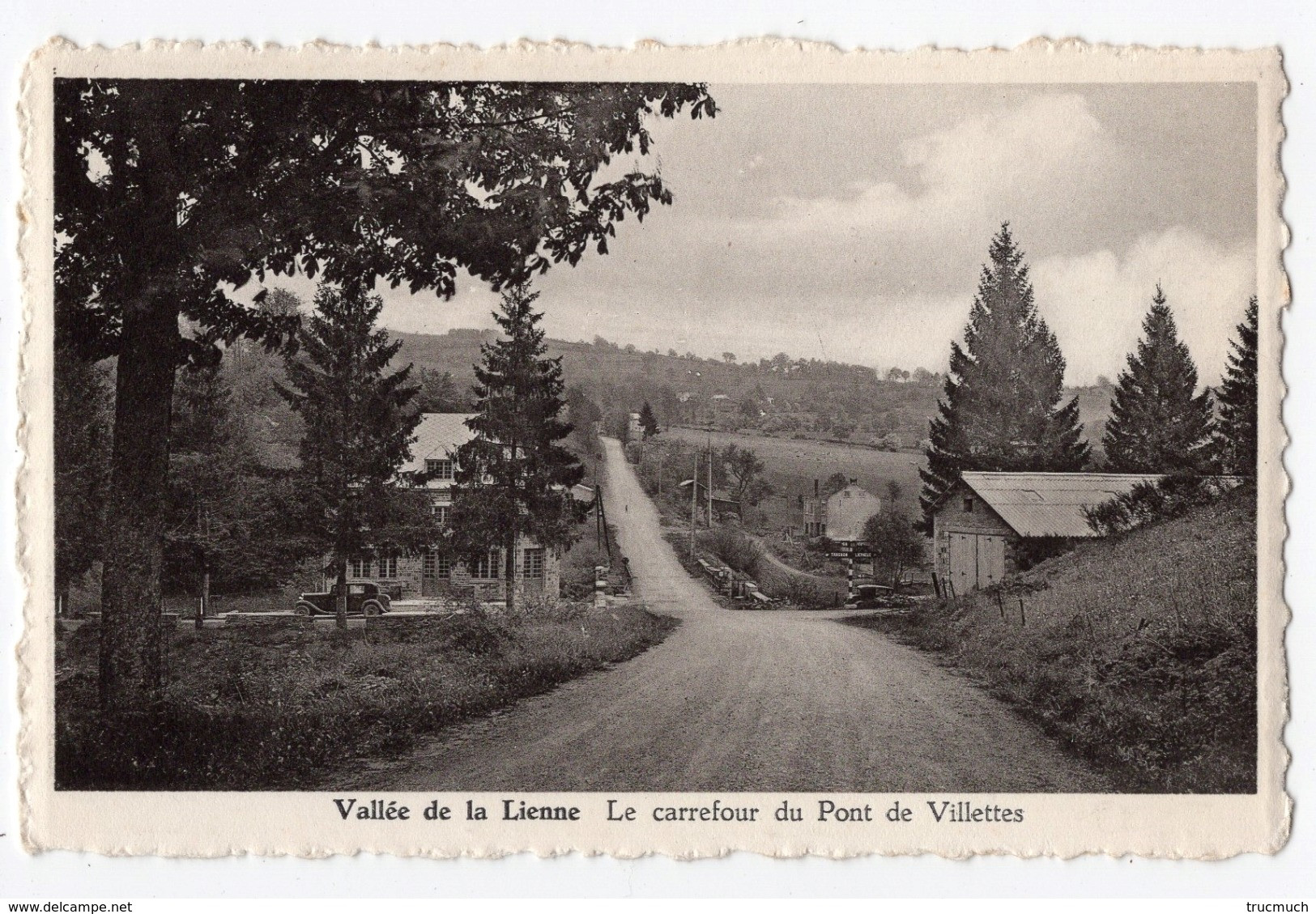 6 - BRA - SUR - LIENNE  -  Le Carrefour Du PONT DE VILLETTES - Lierneux