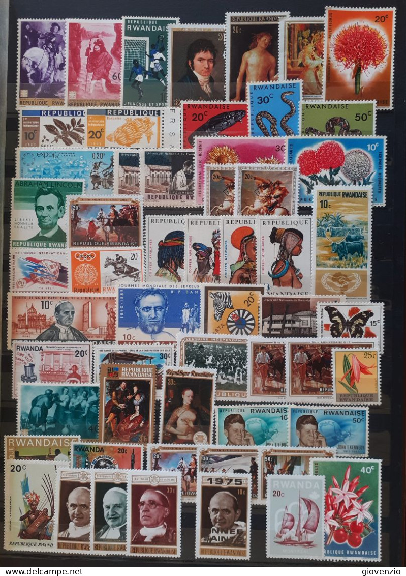 RWANDA STAMPS LOT - Autres & Non Classés