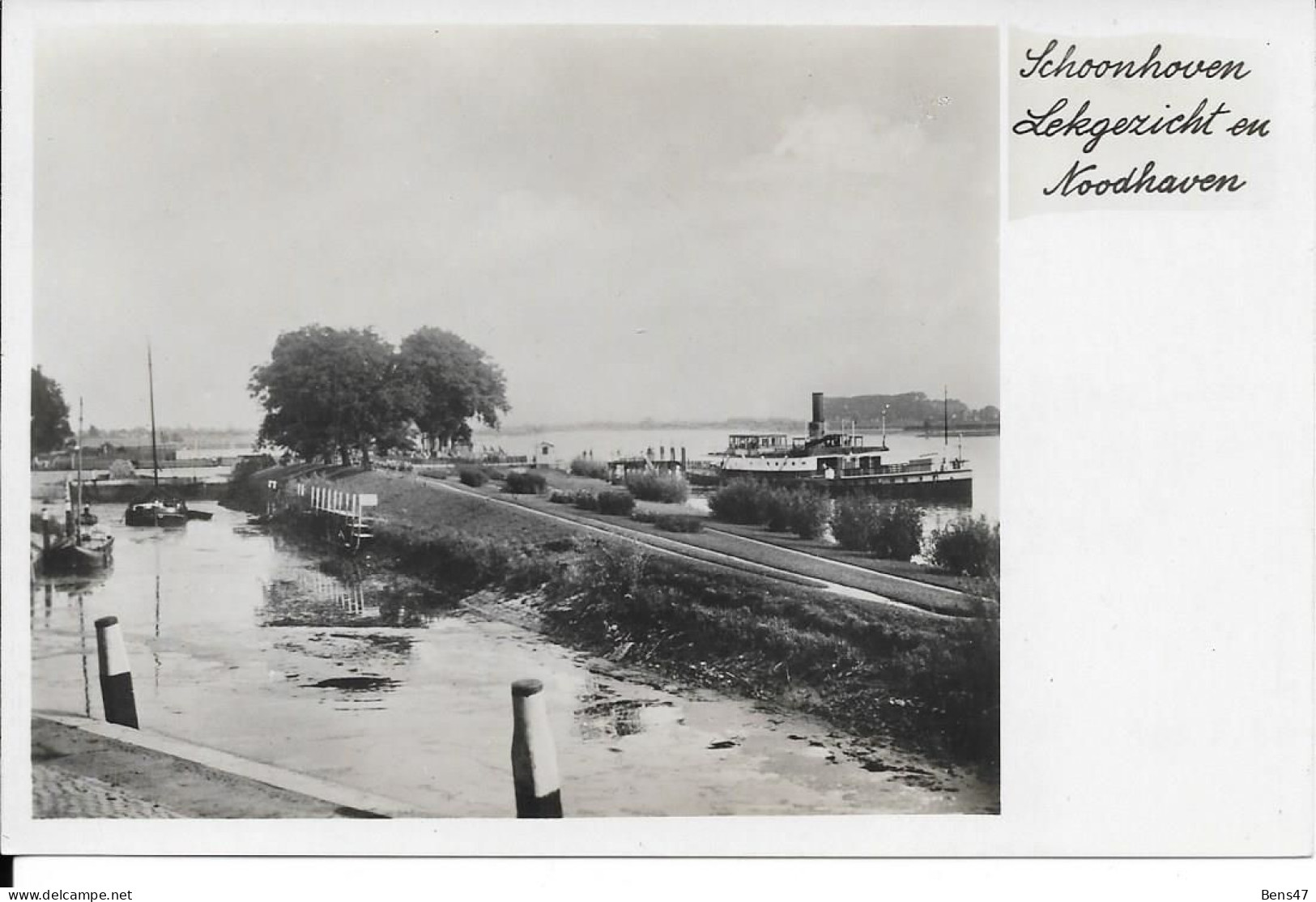 Schoonhoven Lek Gezicht En Noordhaven Ongelopen ± 1925 - Schoonhoven