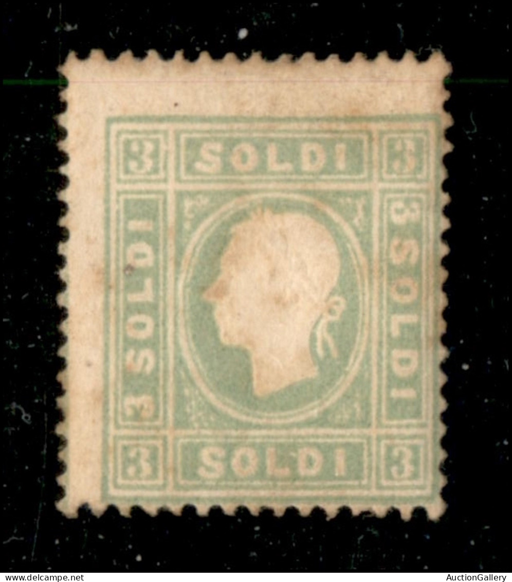 Antichi Stati Italiani - Lombardo Veneto - 1862 - 3 Soldi (35) Nuovo Con Gomma Originale E Parte Di Linguella - Lievi In - Sonstige & Ohne Zuordnung