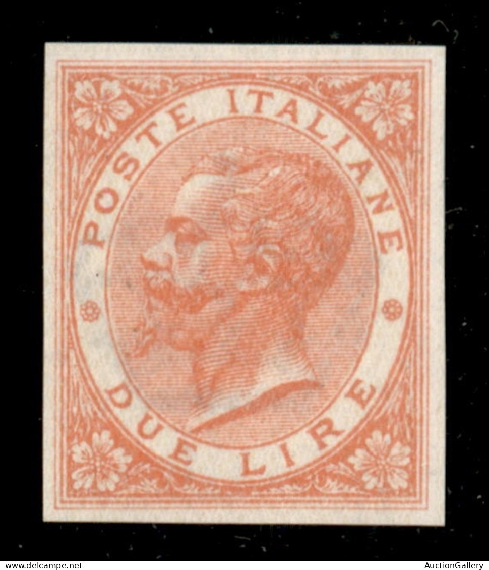 Regno - Vittorio Emanuele II - 1866 - Prova D'Archivio - 2 Lire Torino (P22) - Gomma Integra - G. Bolaffi (750) - Other & Unclassified