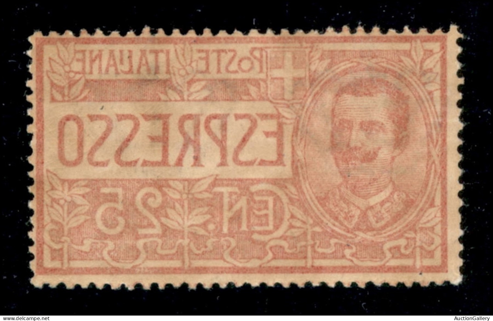 Regno - Espressi - 1903 - 25 Cent (1e) Con Decalco - Gomma Integra (550) - Otros & Sin Clasificación