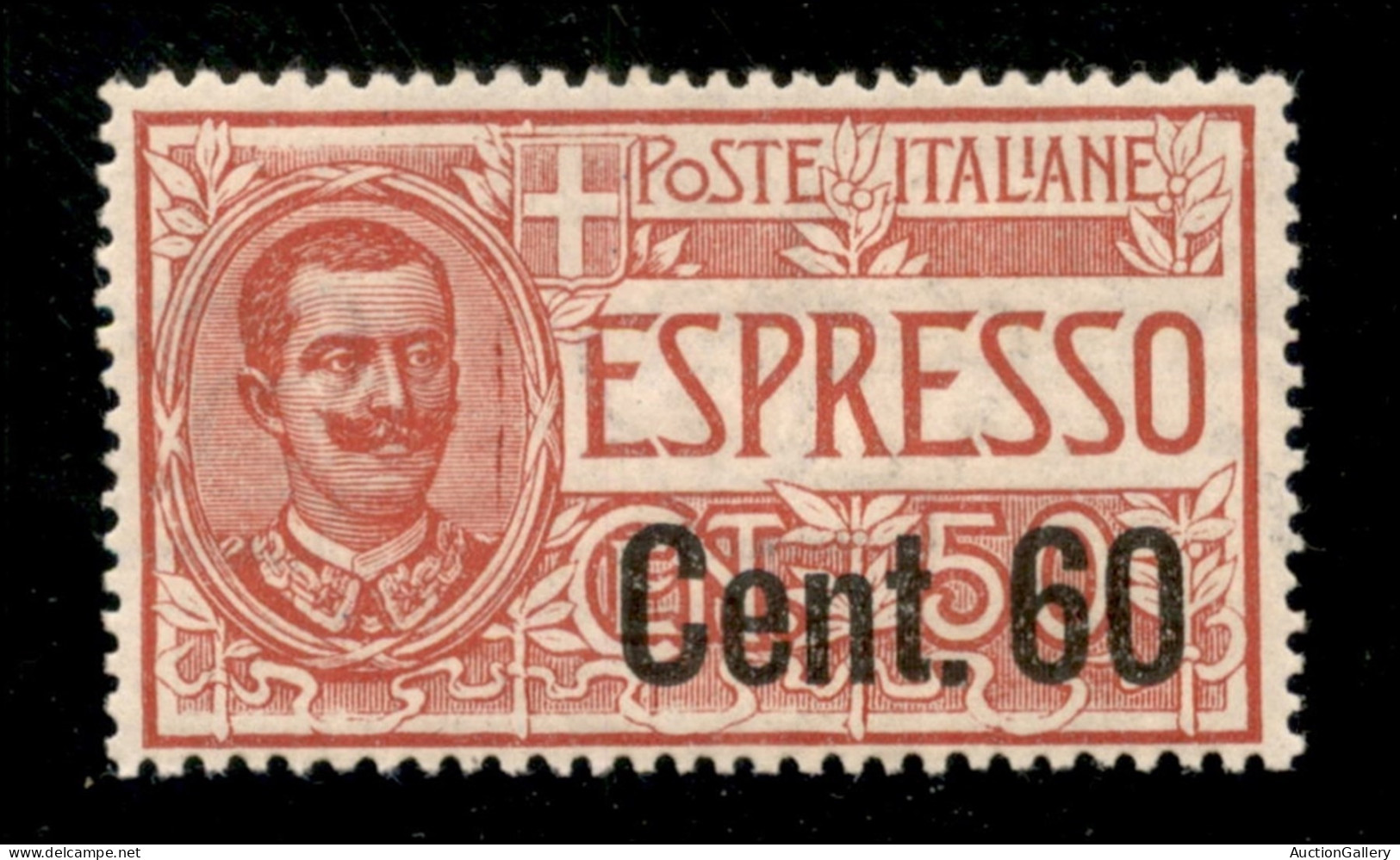 Regno - Espressi - 1922 - 60 Cent Su 50 Cent Espresso (6) - Ottimamente Centrato - Gomma Integra - Altri & Non Classificati