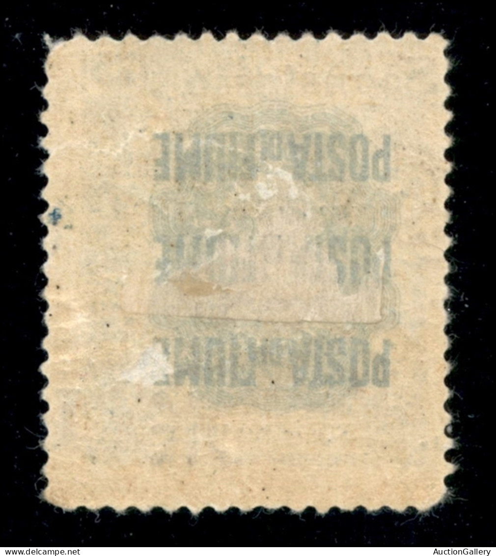 Occupazioni I Guerra Mondiale - Fiume - 1921 - 0.05 Su 25 Cent (27a Varietà S) - L A Cavallo - Gomma Originale - Non Cat - Otros & Sin Clasificación