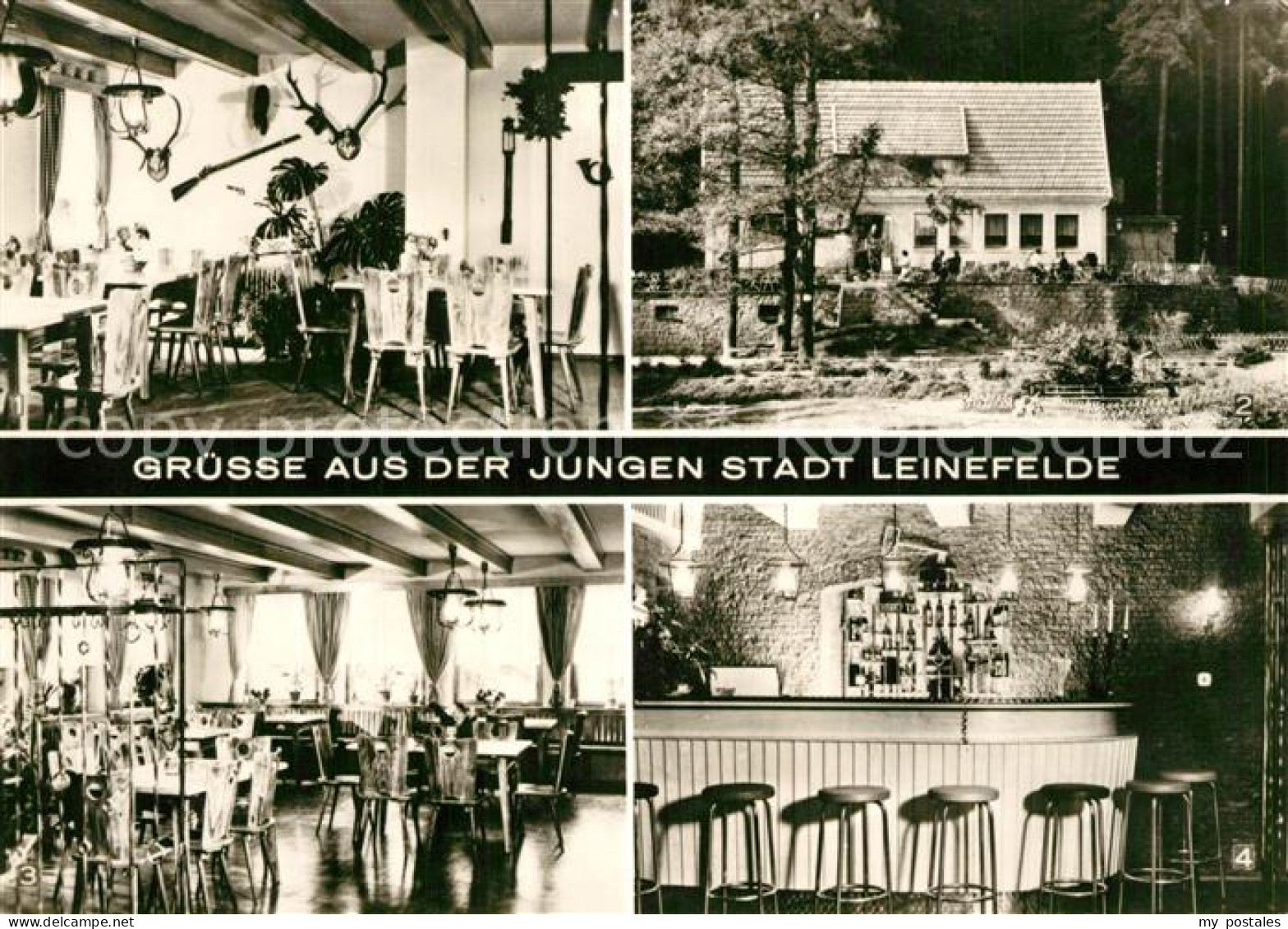 43494653 Leinefelde Konsum Waldklause Koehlersgrund Jaegerzimmer Bauernstube Bar - Worbis