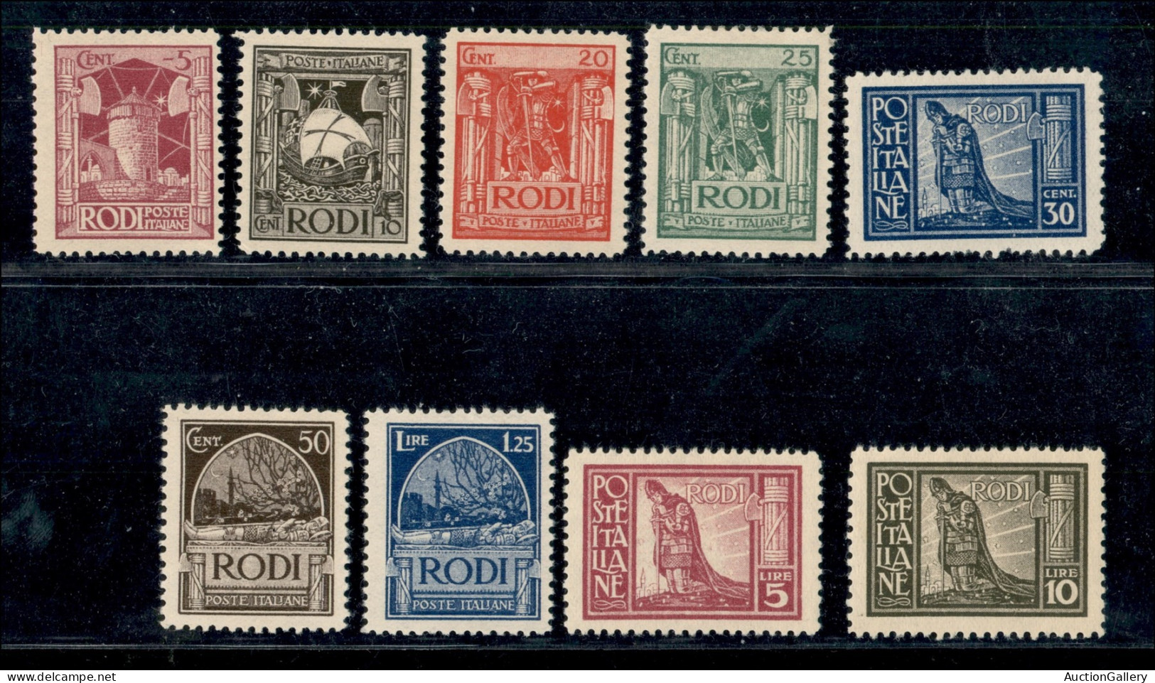 Colonie - Egeo - Emissioni Generali - 1929 - Pittorica (3/11) - Serie Completa - Gomma Originale (900) - Other & Unclassified