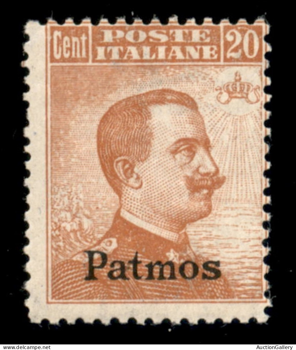 Colonie - Patmo - 1922 - 20 Cent Michetti (11) - Gomma Integra (650) - Otros & Sin Clasificación