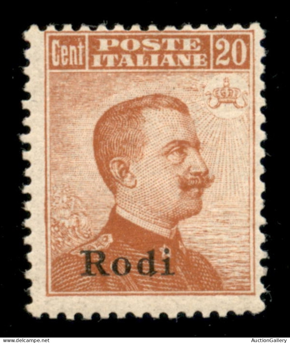 Colonie - Rodi - 1917 - 20 Cent Michetti (10) - Gomma Integra (875) - Otros & Sin Clasificación