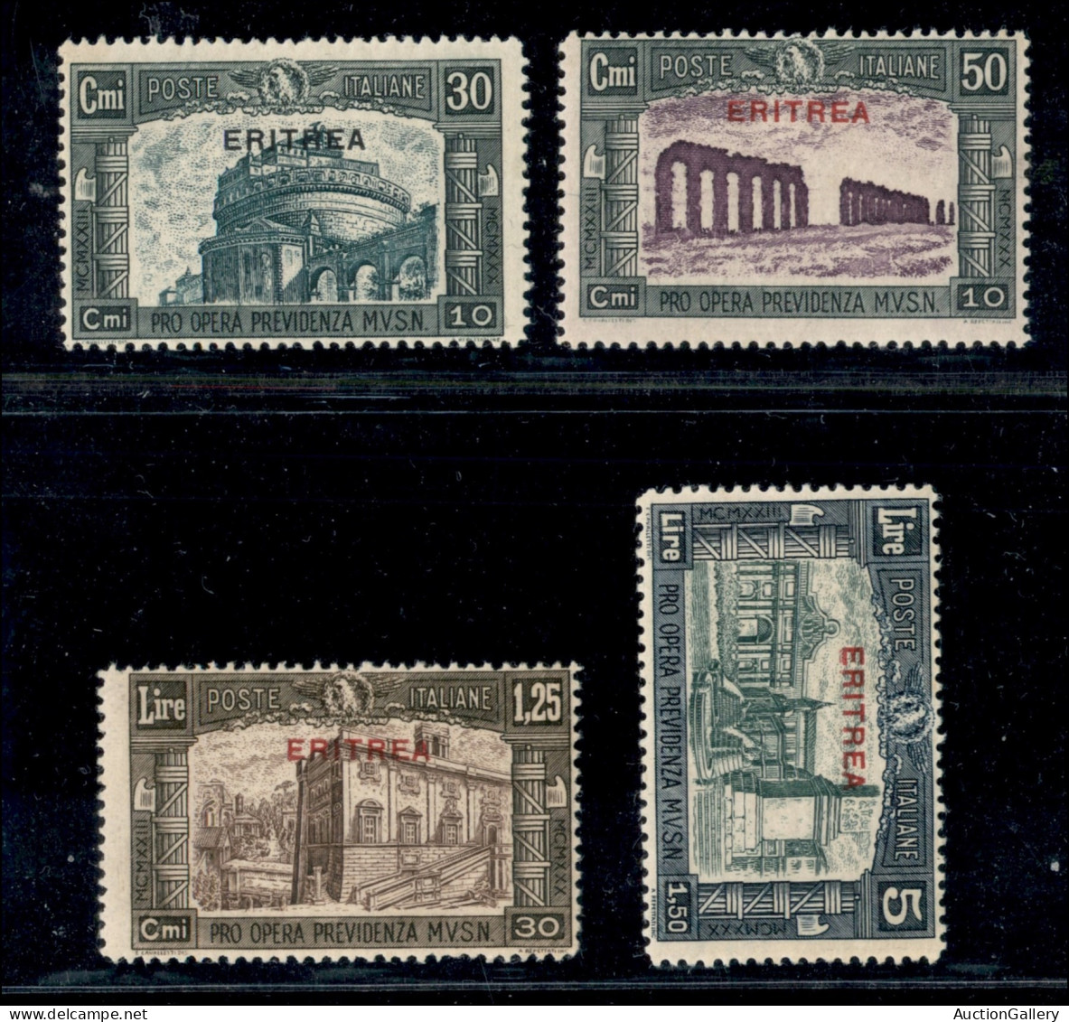 Colonie - Eritrea - 1930 - Milizia (170/173) - Serie Completa - Gomma Integra (900) - Other & Unclassified