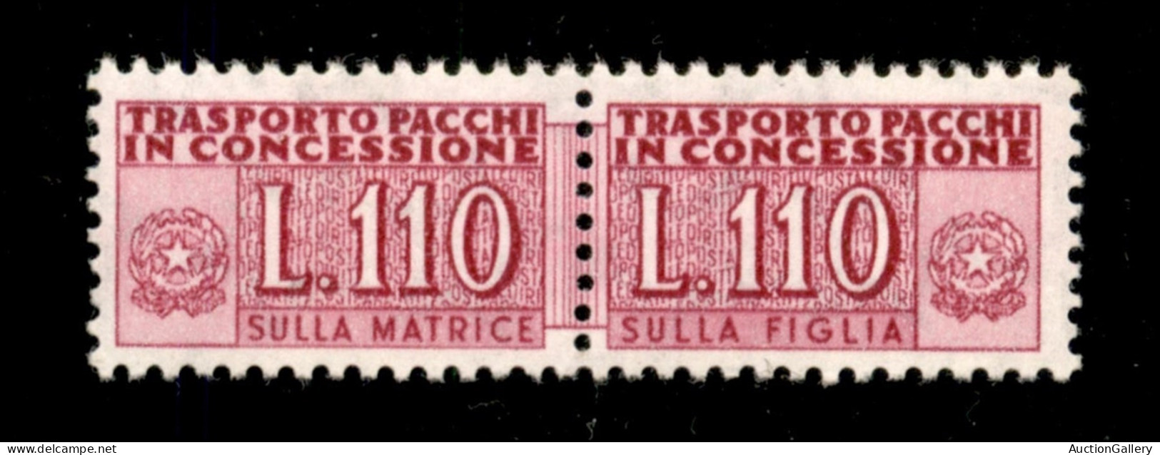 Repubblica - 1955 - 110 Lire (12/I) - Gomma Integra - Sonstige & Ohne Zuordnung