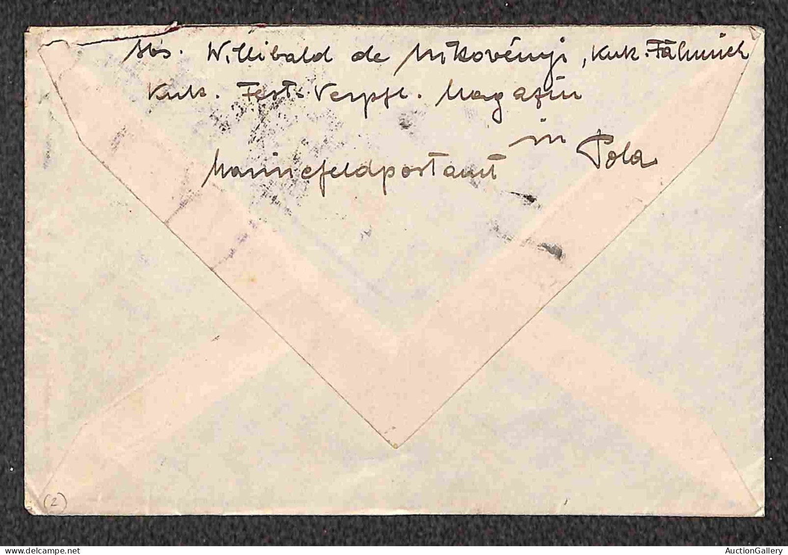 Europa - Austria - 1916/1917 - Pola/K.K. Marine Feldpost - Due Buste + Un Telegramma - Sonstige & Ohne Zuordnung