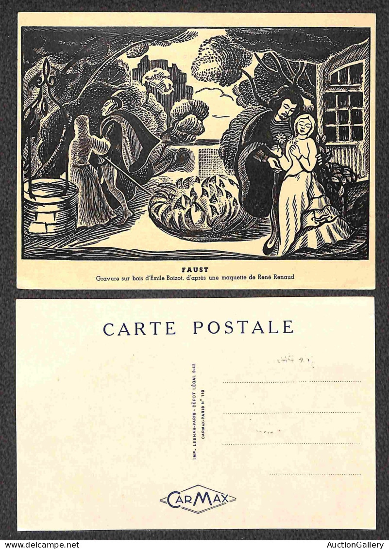 Europa - Francia - 1943 - Quattro Buste + 1 Frammento + Cinque Cartoline - Affrancature Del Periodo - Anche Annulli Spec - Andere & Zonder Classificatie