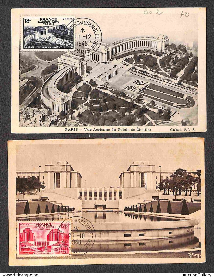 Europa - Francia - 1948 - Quattro Buste + Sei Cartoline - Affrancature Del Periodo E Annulli Diversi (anche Speciali) - Autres & Non Classés
